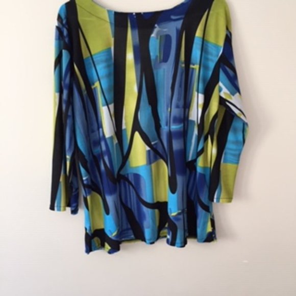 LUISA BLOUSE. SIZE XL. COLOR :MULTIPLY. - Picture 2 of 3